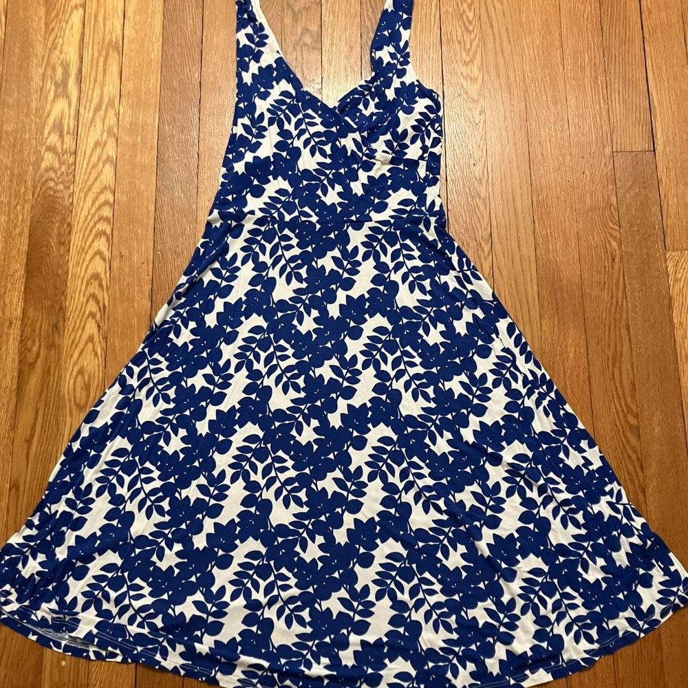 Boden 4R Floral Cotton Dress Midi Length